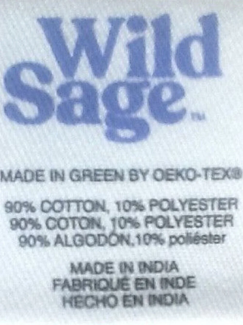new Wild Sage Savannah 90% Cotton 16x28